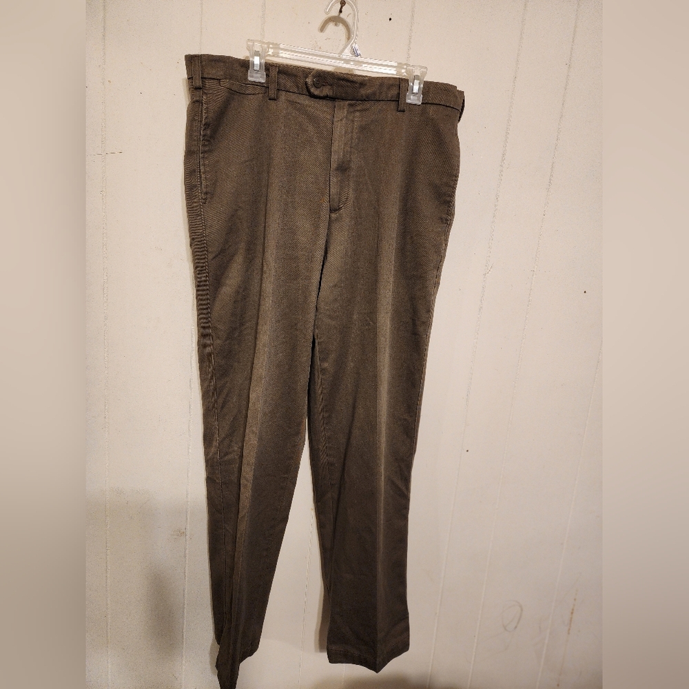 Savane Mens Dress Pants Size 36x32 Brown